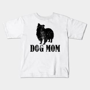 Sheltie Dog Mom Kids T-Shirt